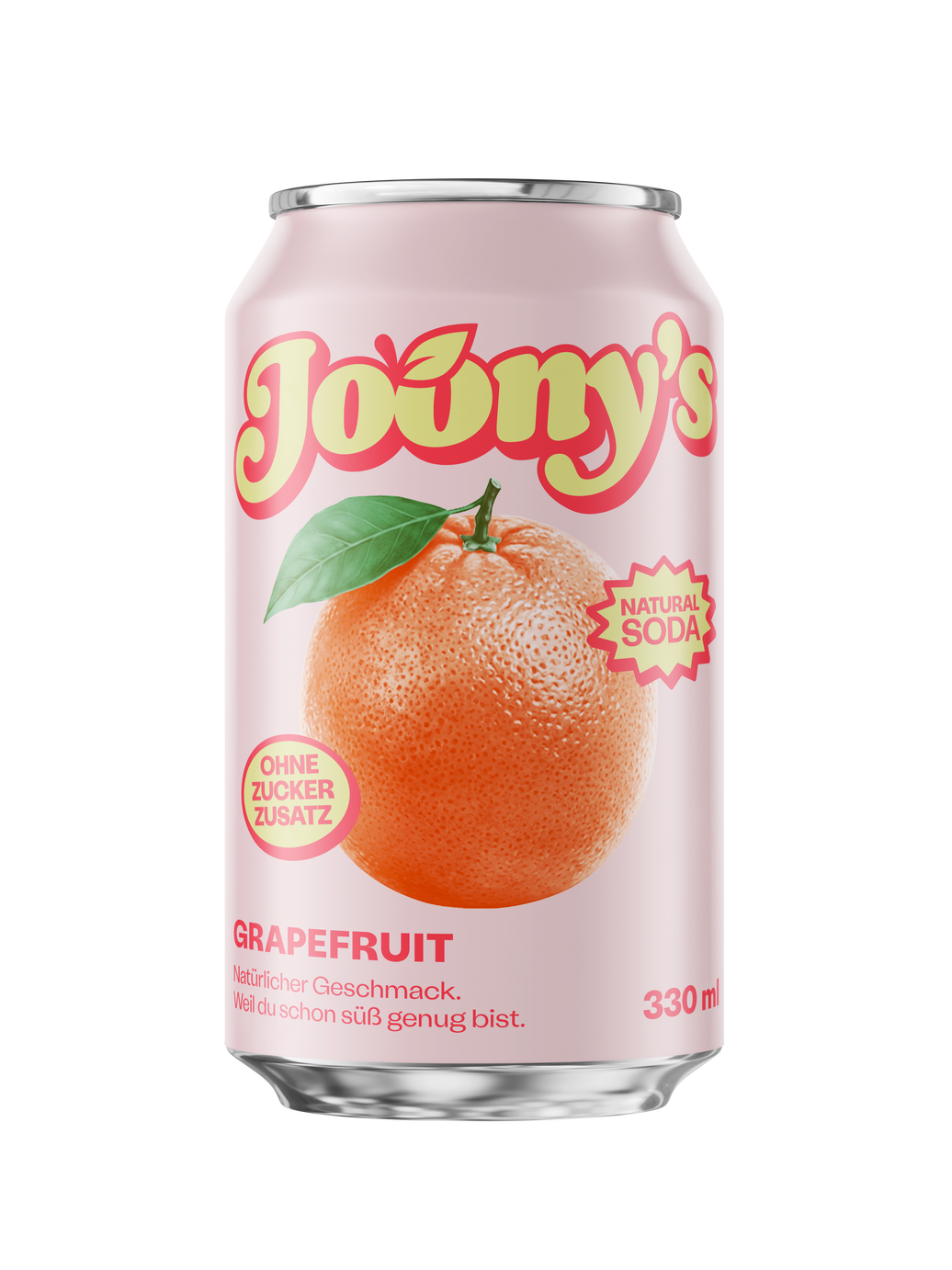 Natural Soda Grapefruit - 12er Tray - 330ml Can