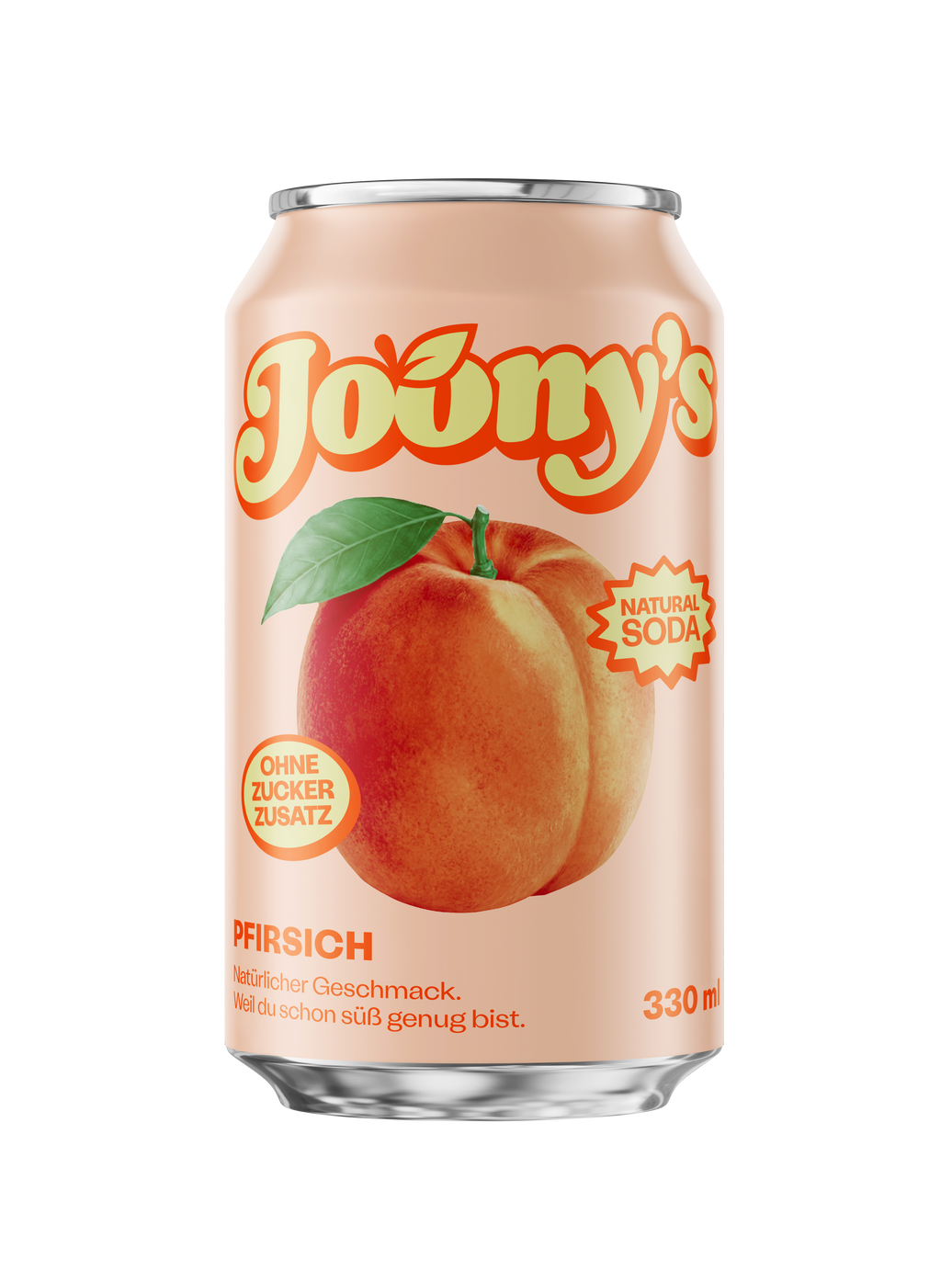 Natural Soda Pfirsich - 12er Tray - 330ml Can