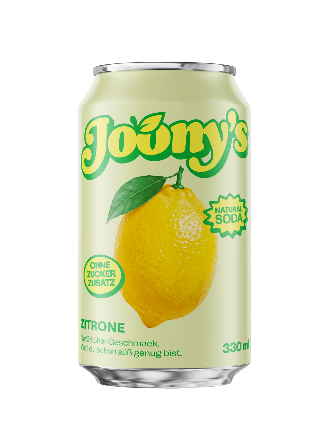 Natural Soda Zitrone - 12er Tray - 330ml Can