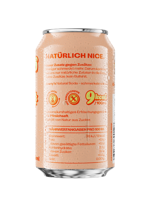 Natural Soda Pfirsich