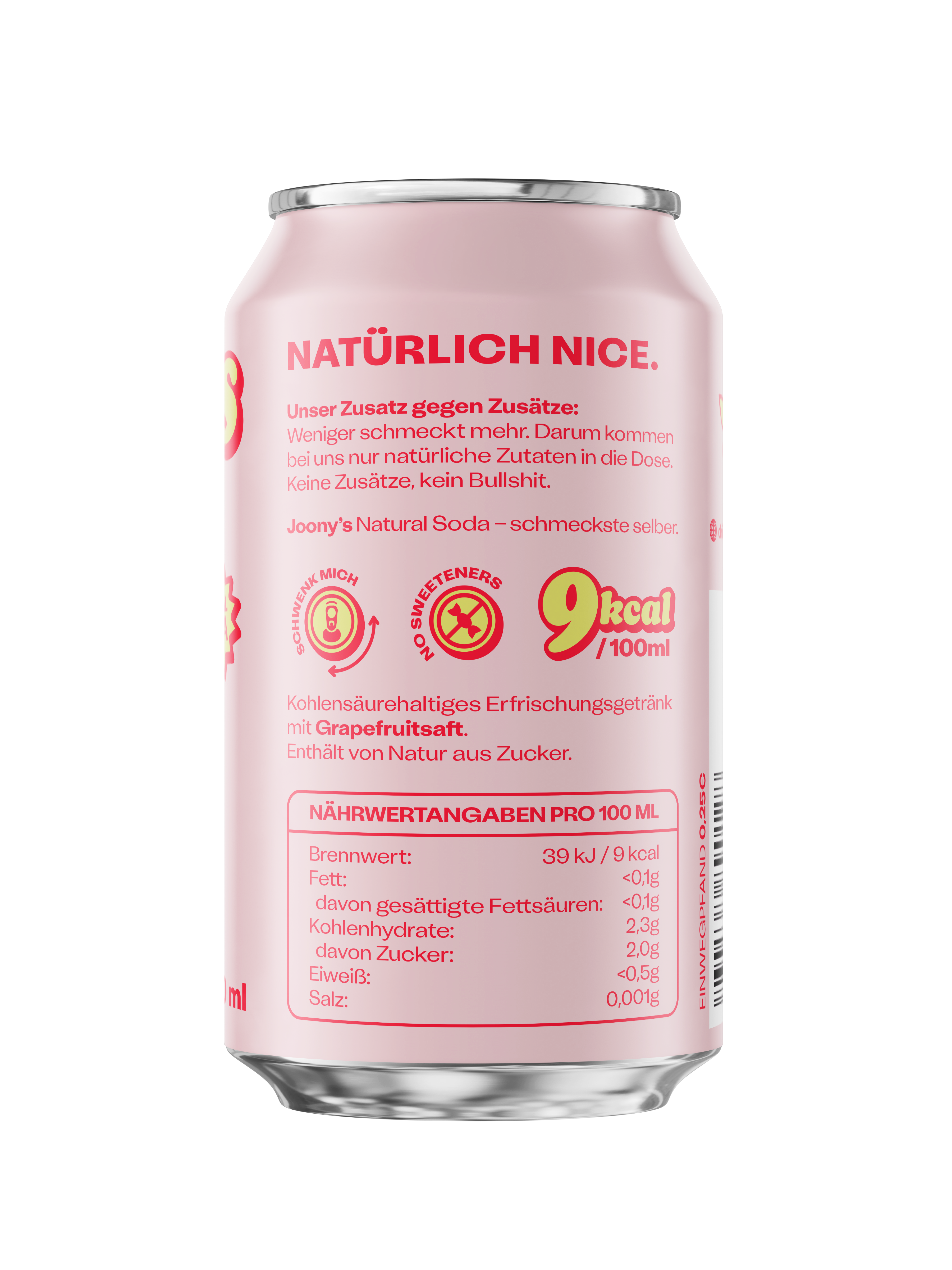 Natural Soda Grapefruit