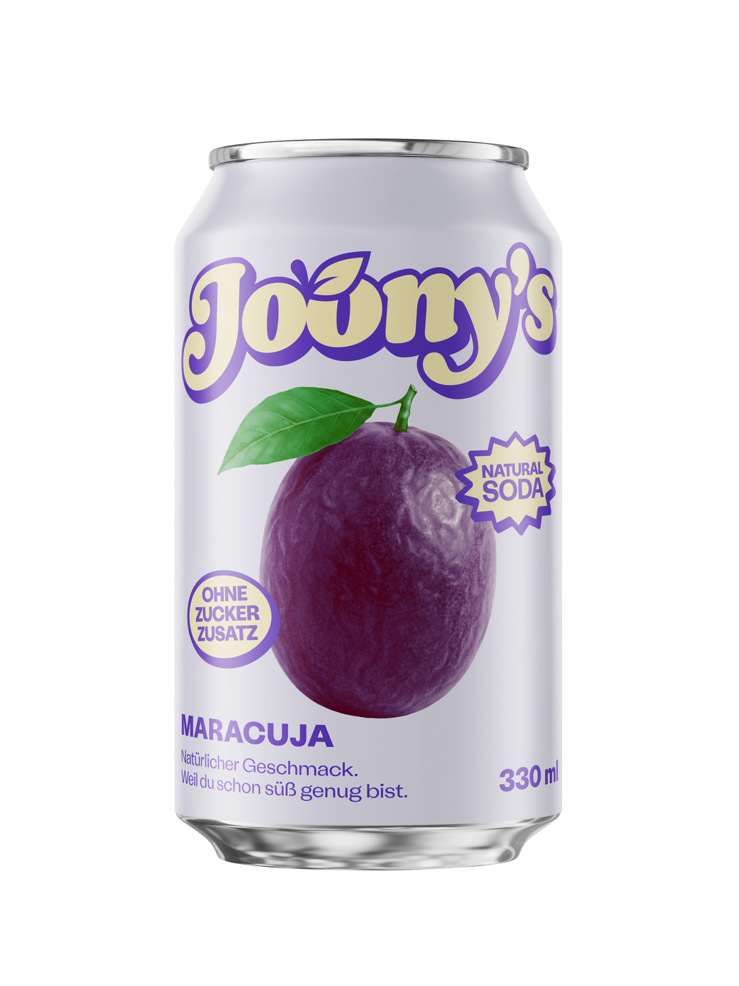 Natural Soda Maracuja - 12er Tray - 330ml Can