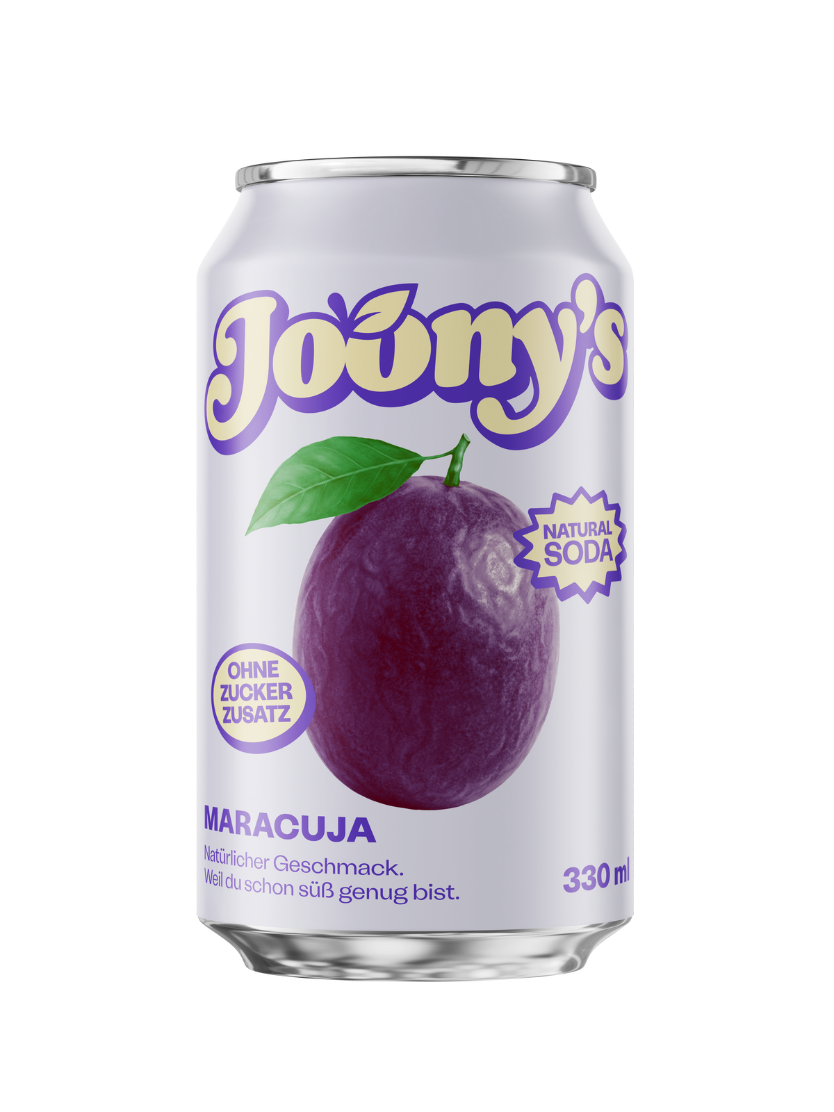 Natural Soda Maracuja - 12er Tray - 330ml Can