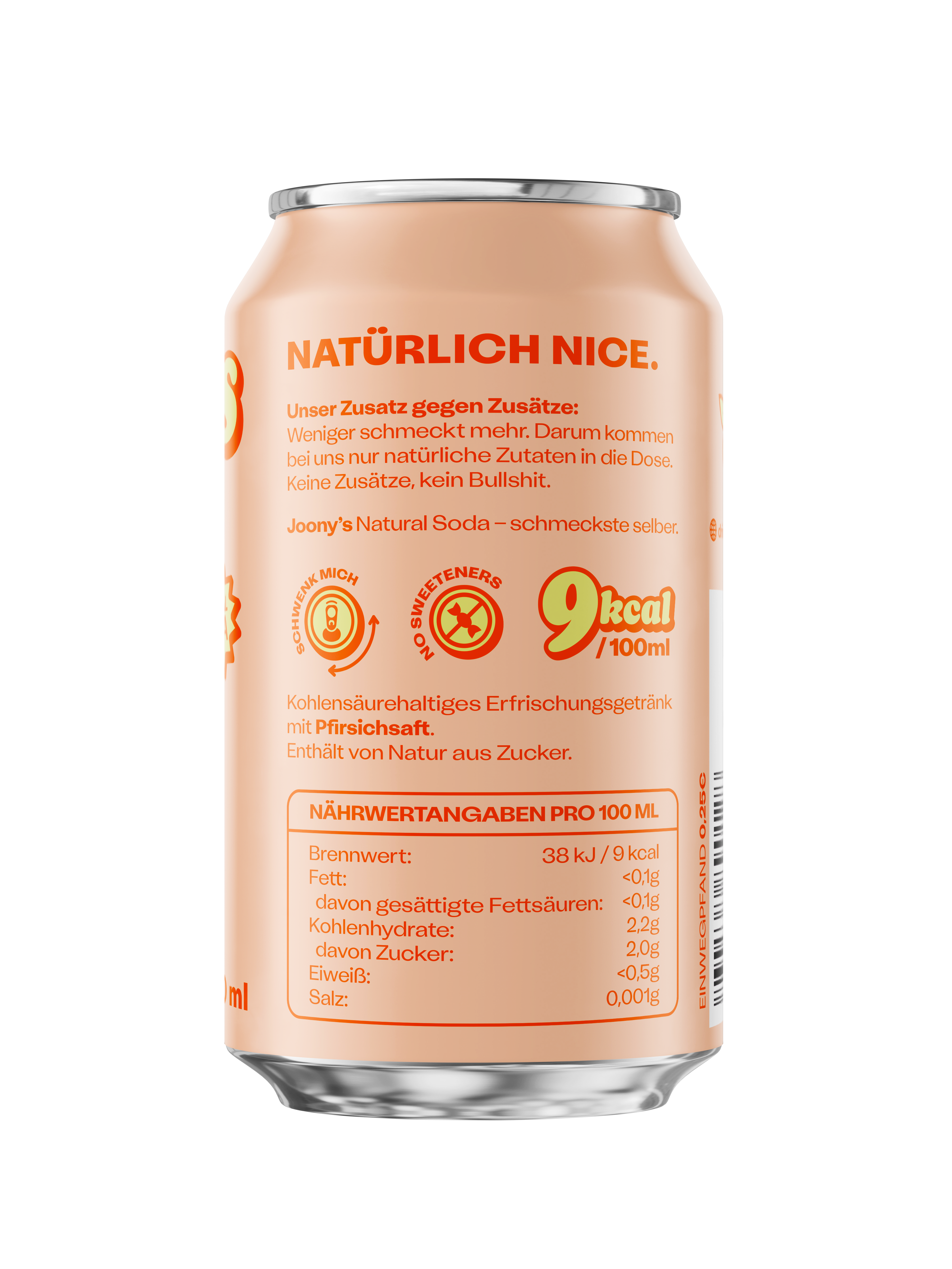 Natural Soda Pfirsich