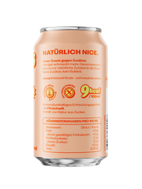 Natural Soda Pfirsich - 12er Tray - 330ml Can