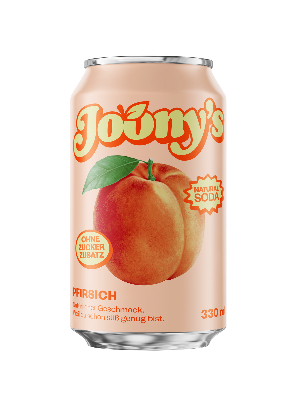 Natural Soda Pfirsich - 12er Tray - 330ml Can