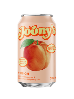 Natural Soda Pfirsich - 12er Tray - 330ml Can