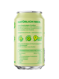 Natural Soda Zitrone - 12er Tray - 330ml Can